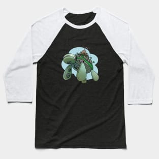 Turtle carrying the world Baseball T-Shirt